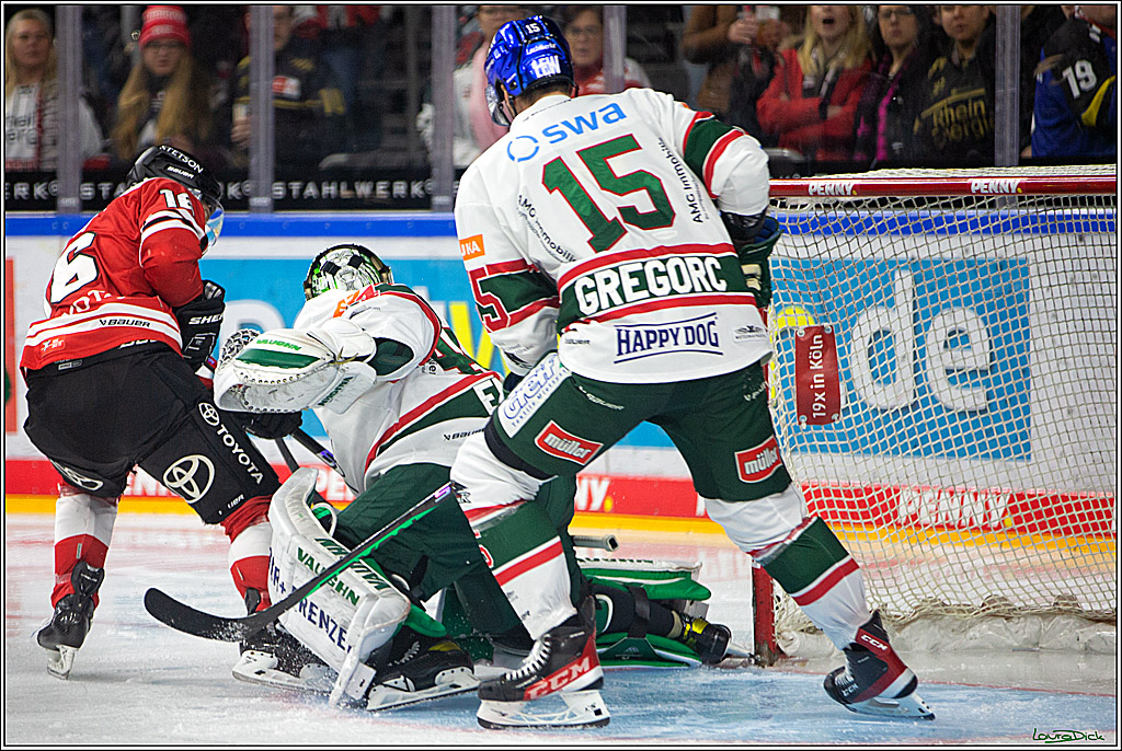 PENNY DEL; Koelner Haie- Augsburger Panther; Koeln, 20.12.2022